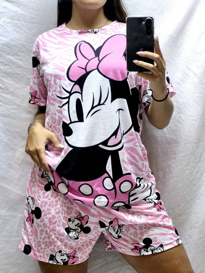 PIJAMA VERANO MINNIE ZEBRA 
