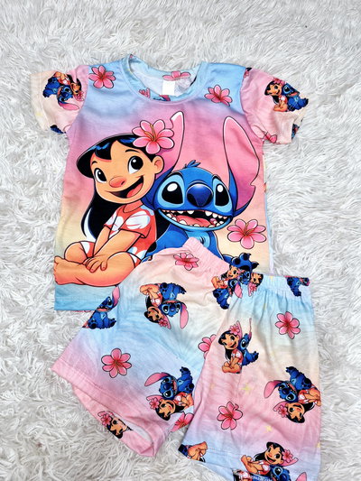 PIJAMA VERANO STITCH PASTEL