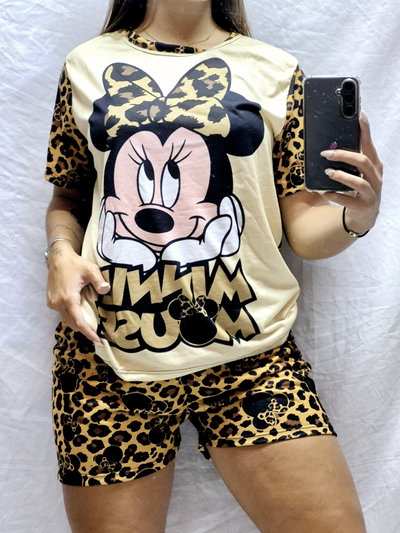 PIJAMA VERANO MINNIE PRINT 