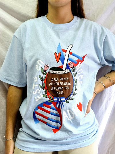 REMERA ARGENTINA MATE ADN