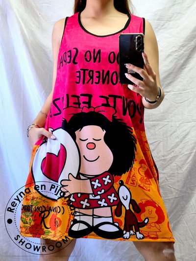 VESTIDO MAFALDA ROSA 