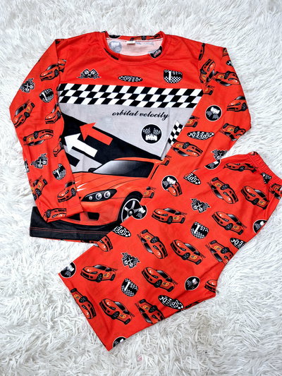 PIJAMA INVIERNO AUTOS 