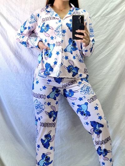 PIJAMA CAMISERO STITCH