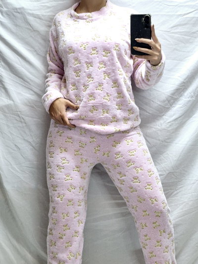 CONJUNTO LUMINOSO POLAR OSOS ROSA