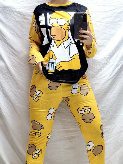 PIJAMA INVIERNO SIMPSONS