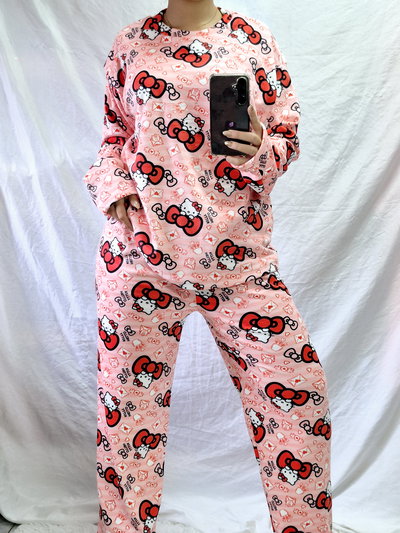 PIJAMA KITTY ROSA PLUSH