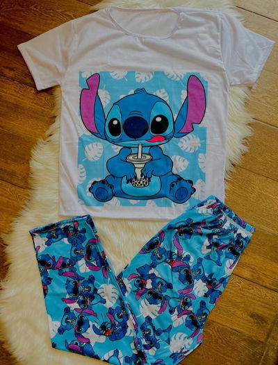 PIJAMA CURVY PRIMAVERA STITCH