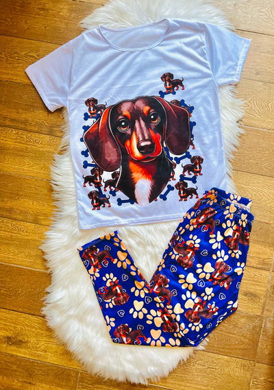 PIJAMA PRIMAVERA PERRO SALCHICHA
