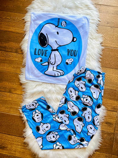 PIJAMA PRIMAVERA VERANO SNOOPY