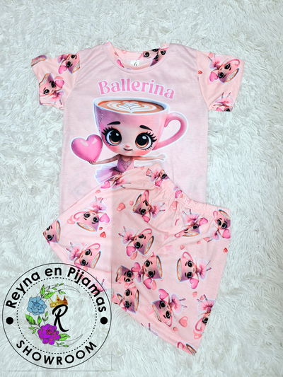 PIJAMA VERANO BALLERINA CAPUCHINA