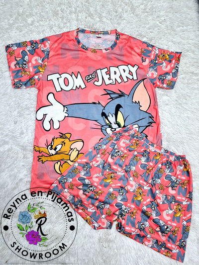 PIJAMA VERANO TOM Y JERRY
