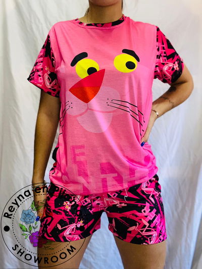 PIJAMA VERANO PANTERA ROSA