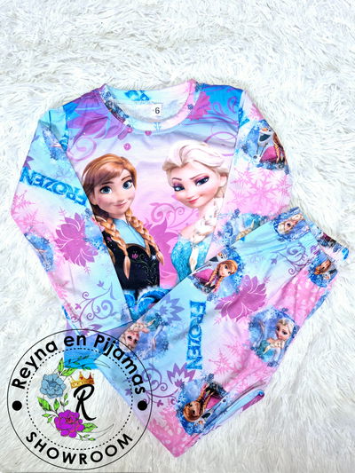 PIJAMA INVIERNO FROZEN VIOLETA