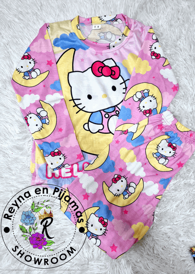 PIJAMA INVIERNO KITTY PASTEL
