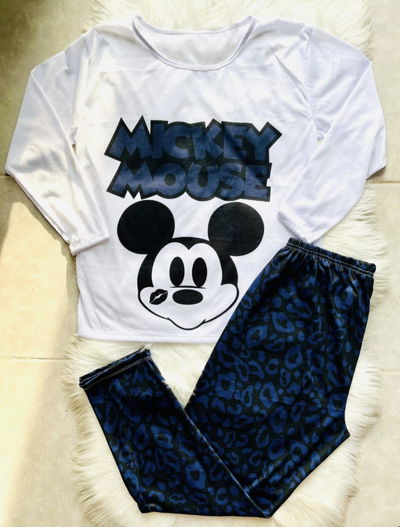 PIJAMA CURVY INVIERNO MICKEY