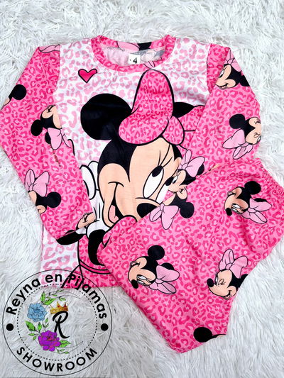 PIJAMA INVIERNO MINNIE ROSA