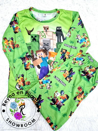 PIJAMA INVIERNO MINECRAFT