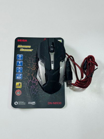 Mouse SEISA 8930 GAMER con cable mallado
