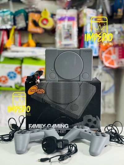 Consola 8 BIT NOGA. 2 joystick con cable, juegos incluidos