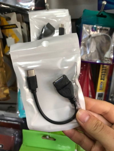 Cable otg tipo c bolsita