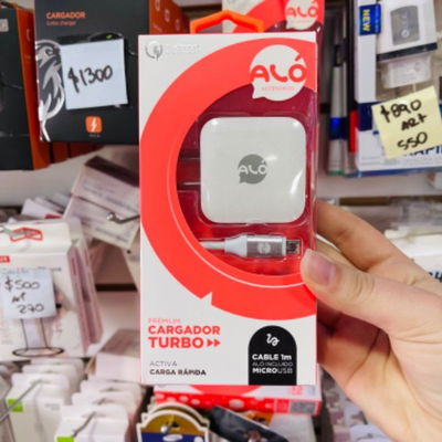 Cargador Alo turbo micro usb