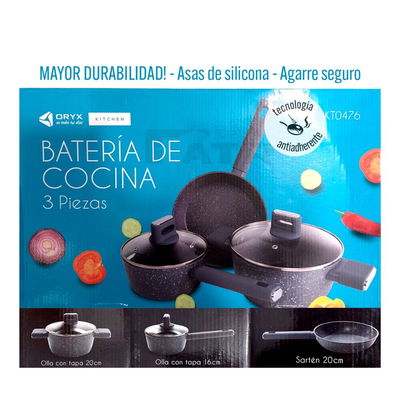 Set de olla por 3 piezas KT0476