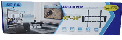 Soporte para TV pared1.6mm 40” a 80”