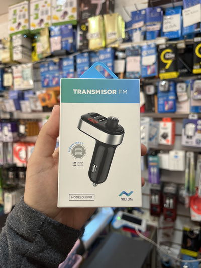 Transmisor FM NICTOM 2 puerto usb 