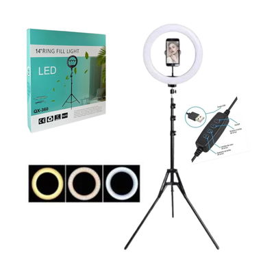 Aro de luz de 36cm + tripode