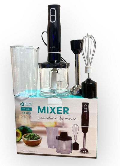 MIXER, licuadora de mano con accesorios 