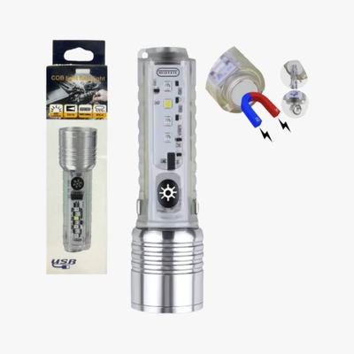 Linterna USB recargable tipo C 