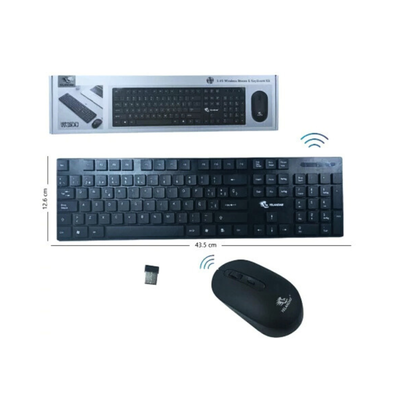 Kit teclado + mouse inalámbrico W3100