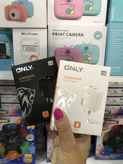 Cargador only v8 2 usb + cable