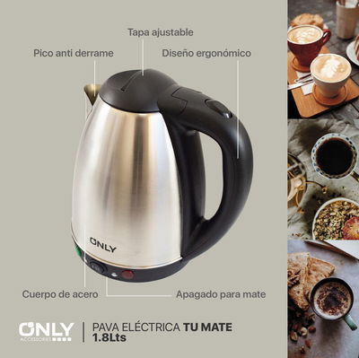 Pava eléctrica only con corte mate 