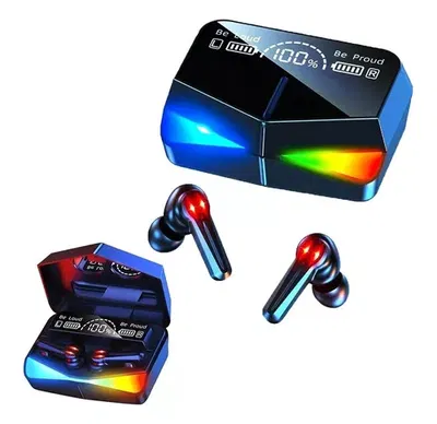 Auriculares inalámbricos m28 led 