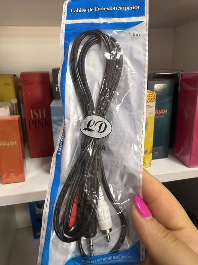 Cable 2 rca a 1 plug