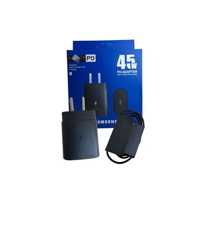 Cargador Samsung + cable C a C 45W