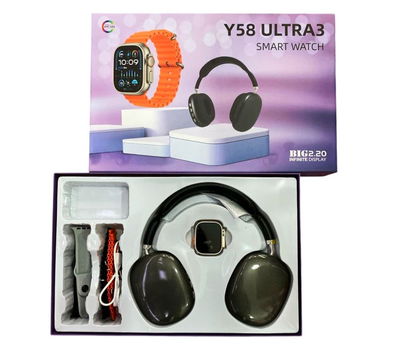 Auriculares vincha + smartwatch 