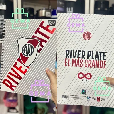 Cuadernillo A4 oficial River -Vibra de Paz