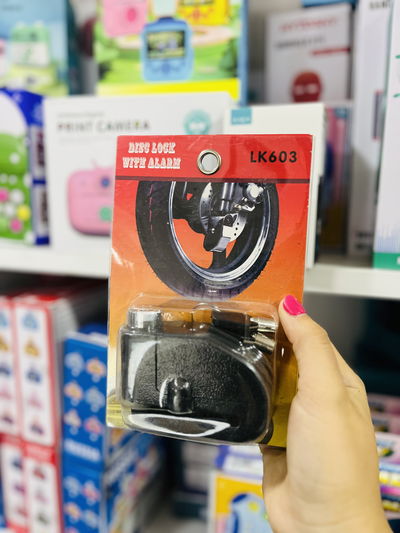 Candado con alarma para disco de moto LK603