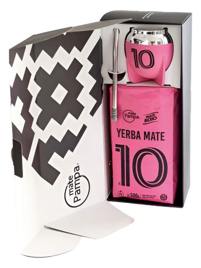 Mate pampa 10 + yerba LIONEL MESSI ⚽️-Vibra de Paz