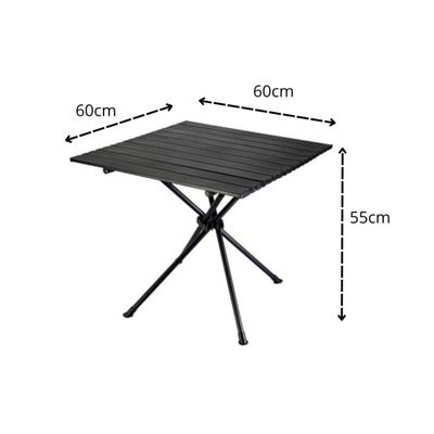 mesa plegable 60x60x55