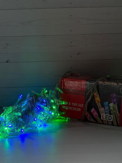 Luces de Navidad 100 LED varilla multicolor DA-14
