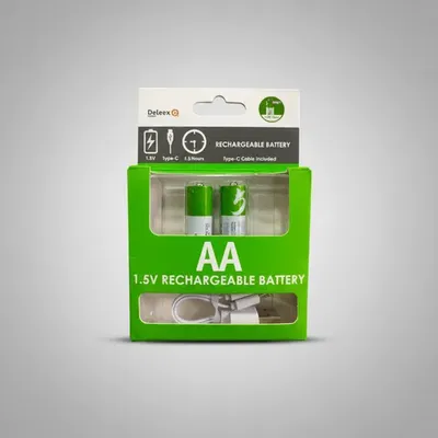 Pilas AA recargables c/ cable tipo c