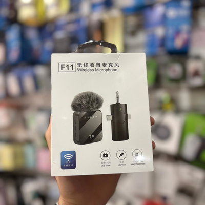 Microfono Corbatero inalambrico ficha Auxiliar