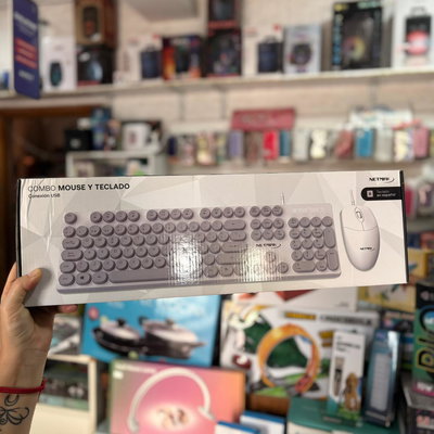 combo Teclado y mouse Netmak USB
