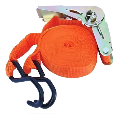 Zuncho Correa de sujeción / Cinta de amarre con crique (Ratchet Tie Down) 5 cm x 6 metros