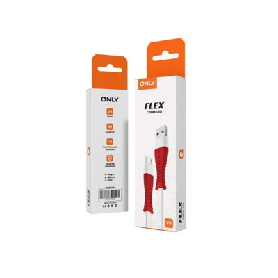 Cable Flex V8 / Micro USB punta reforzada