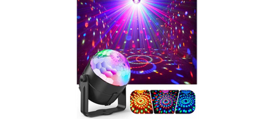 Media esfera luces