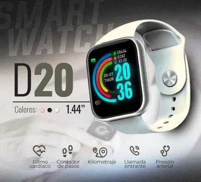 Smartwatch Y68. Rosa, Negro o blanco